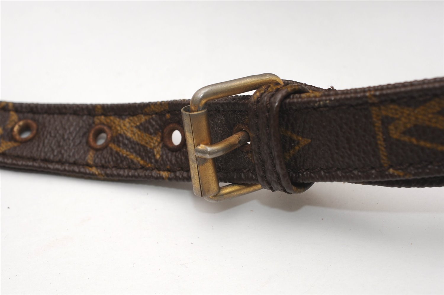 Authentic Louis Vuitton Monogram Nile Shoulder Cross Body Bag Old Model LV K4556