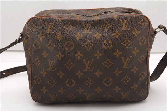 Authentic Louis Vuitton Monogram Nile Shoulder Cross Body Bag Old Model LV K4556