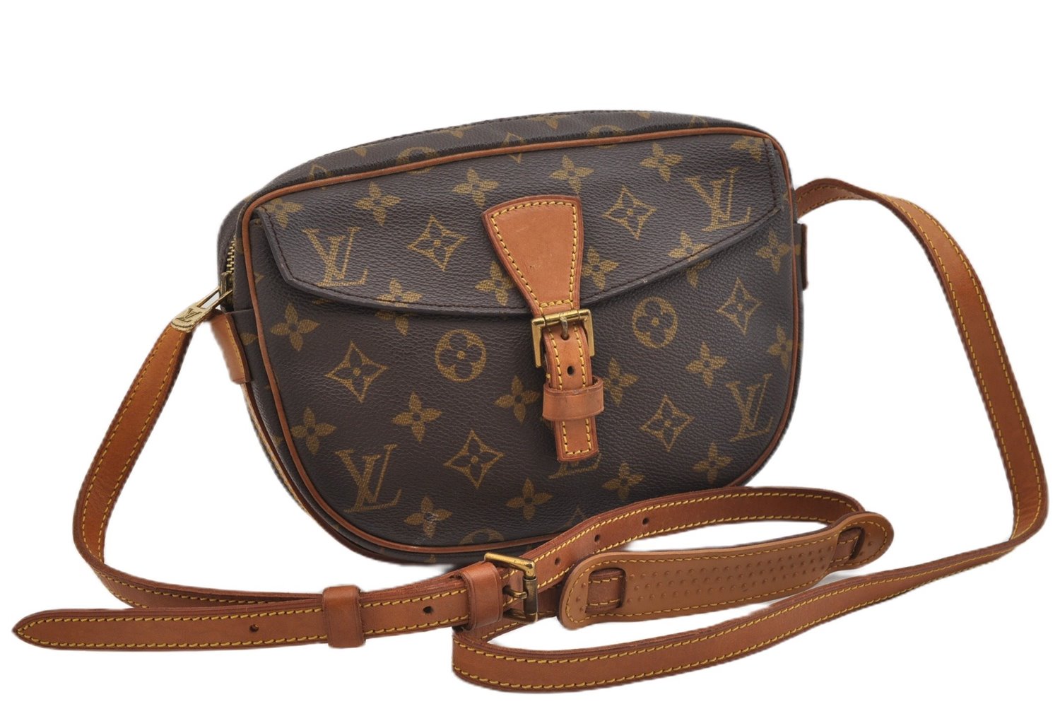 Authentic Louis Vuitton Monogram Jeune Fille PM M51227 Shoulder Cross Bag K4557