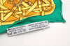 Authentic HERMES Carre 90 Scarf "FEUX DE ROUTE" Silk Green Box K4558