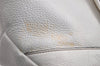 Authentic GUCCI Vintage Shoulder Tote Bag Leather 232973 White K4563