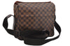 Authentic Louis Vuitton Damier Naviglio Shoulder Cross Body Bag N45255 LV K4564