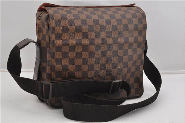 Authentic Louis Vuitton Damier Naviglio Shoulder Cross Body Bag N45255 LV K4564