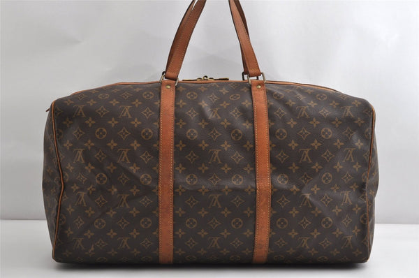 Authentic Louis Vuitton Monogram Sac Souple55 Hand Boston Bag M41622 LV K4567