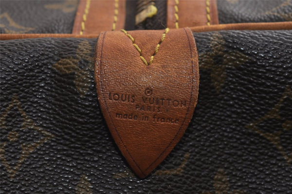 Authentic Louis Vuitton Monogram Sac Souple55 Hand Boston Bag M41622 LV K4567