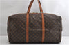 Authentic Louis Vuitton Monogram Sac Souple55 Hand Boston Bag M41622 LV K4567