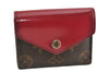 Authentic Louis Vuitton Monogram Portefeuille Zoe Wallet Pink M62932 LV K4568