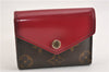 Authentic Louis Vuitton Monogram Portefeuille Zoe Wallet Pink M62932 LV K4568