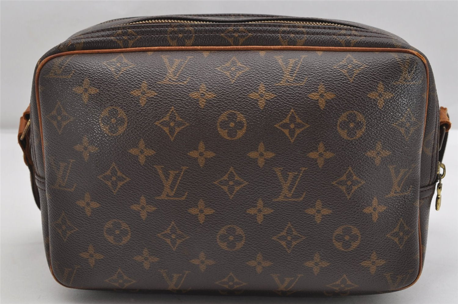 Authentic Louis Vuitton Monogram Reporter PM Shoulder Cross Bag M45254 LV K4570