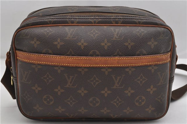 Authentic Louis Vuitton Monogram Reporter PM Shoulder Cross Bag M45254 LV K4570