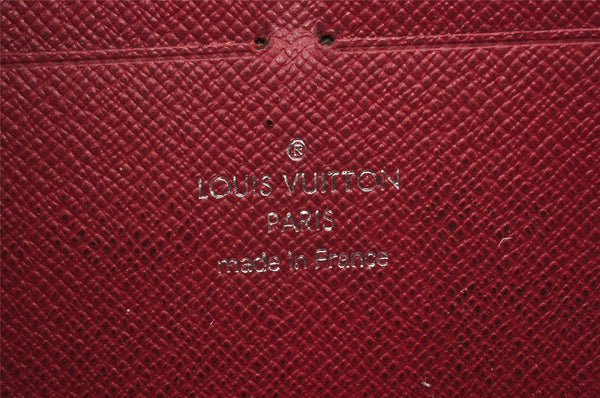 Authentic Louis Vuitton Epi Zippy Wallet Long Purple M60305 LV K4573