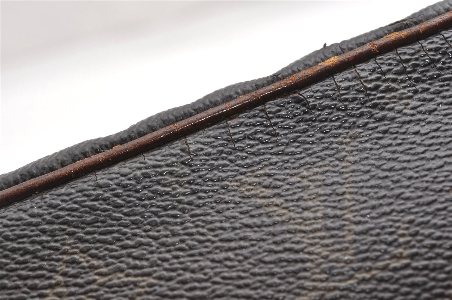 Authentic Louis Vuitton Monogram Compiegne 28 Clutch Hand Bag M51845 Junk K4575