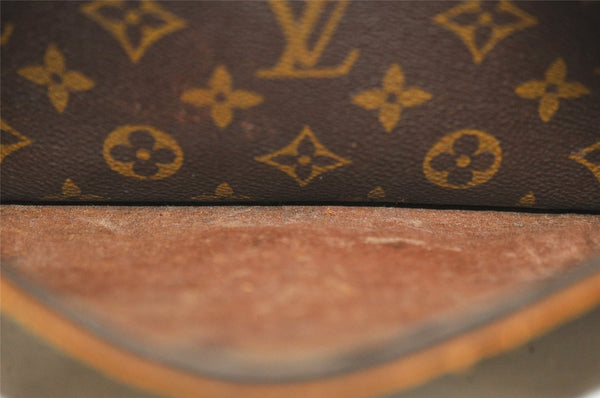 Authentic Louis Vuitton Monogram Compiegne 28 Clutch Hand Bag M51845 Junk K4575