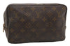 Auth Louis Vuitton Monogram Trousse Toilette 23 Clutch Hand Bag M47524 LV K4577