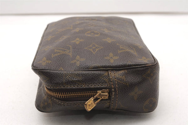 Auth Louis Vuitton Monogram Trousse Toilette 23 Clutch Hand Bag M47524 LV K4577