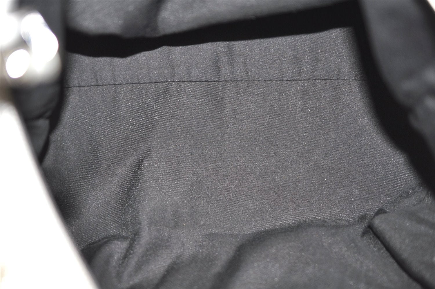 Authentic GUCCI Vintage Shoulder Tote Bag GG Canvas Leather 131231 Silver K4578