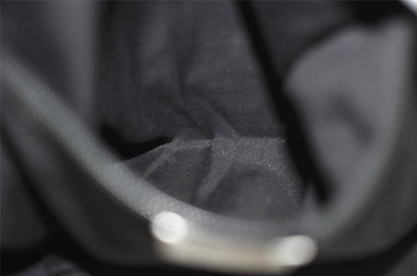 Authentic GUCCI Vintage Shoulder Tote Bag GG Canvas Leather 131231 Silver K4578