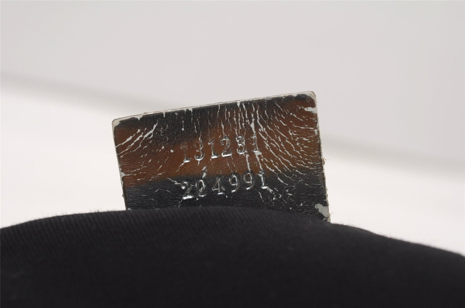 Authentic GUCCI Vintage Shoulder Tote Bag GG Canvas Leather 131231 Silver K4578