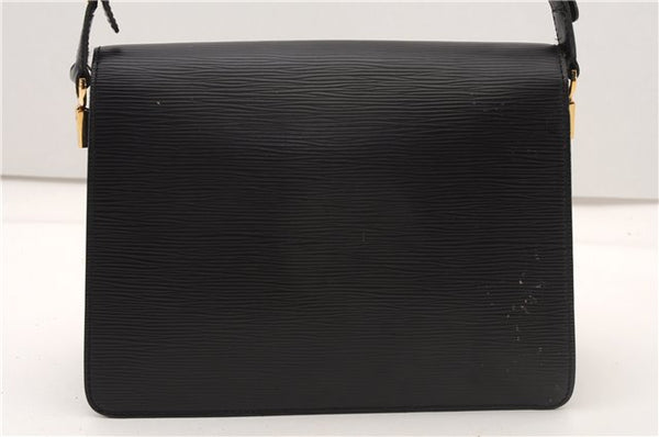 Authentic Louis Vuitton Epi Friedland Shoulder Cross Bag Black M52402 LV K4581