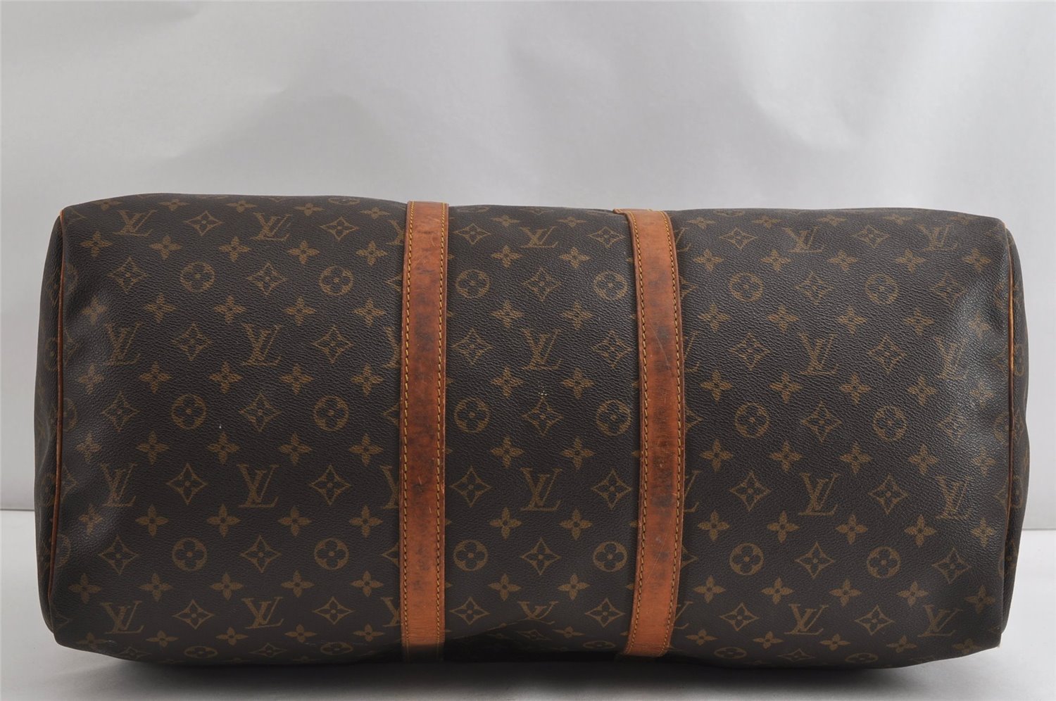 Authentic Louis Vuitton Monogram Keepall 55 Travel Boston Bag M41424 LV K4582