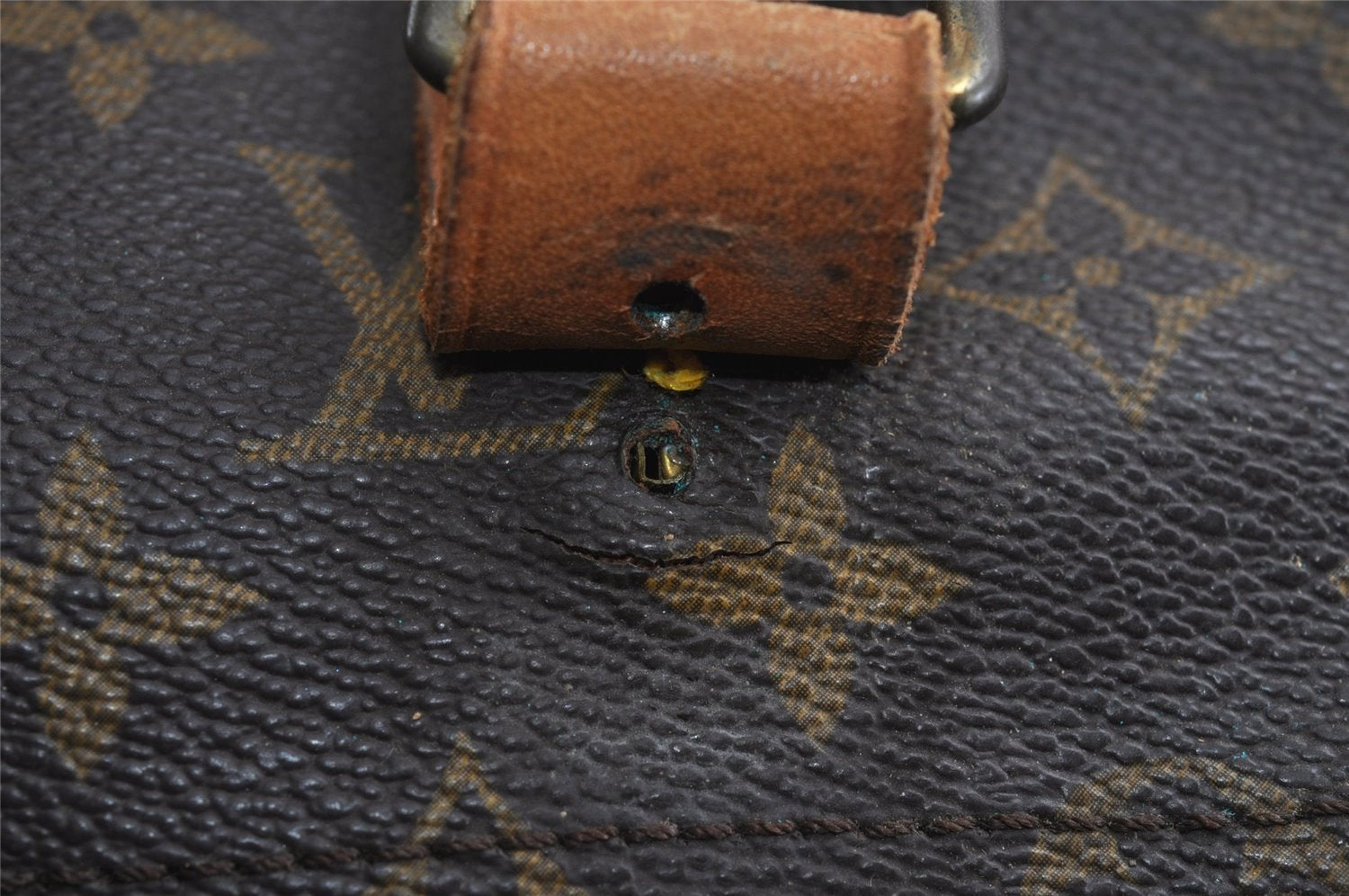 Authentic Louis Vuitton Monogram Keepall 55 Travel Boston Bag M41424 LV K4582