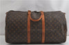 Authentic Louis Vuitton Monogram Keepall 55 Travel Boston Bag M41424 LV K4582
