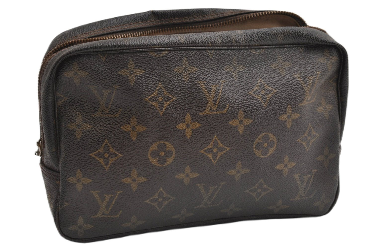 Auth Louis Vuitton Monogram Trousse Toilette 23 Clutch Bag M47524 Junk K4585