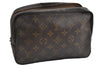 Auth Louis Vuitton Monogram Trousse Toilette 23 Clutch Bag M47524 Junk K4585