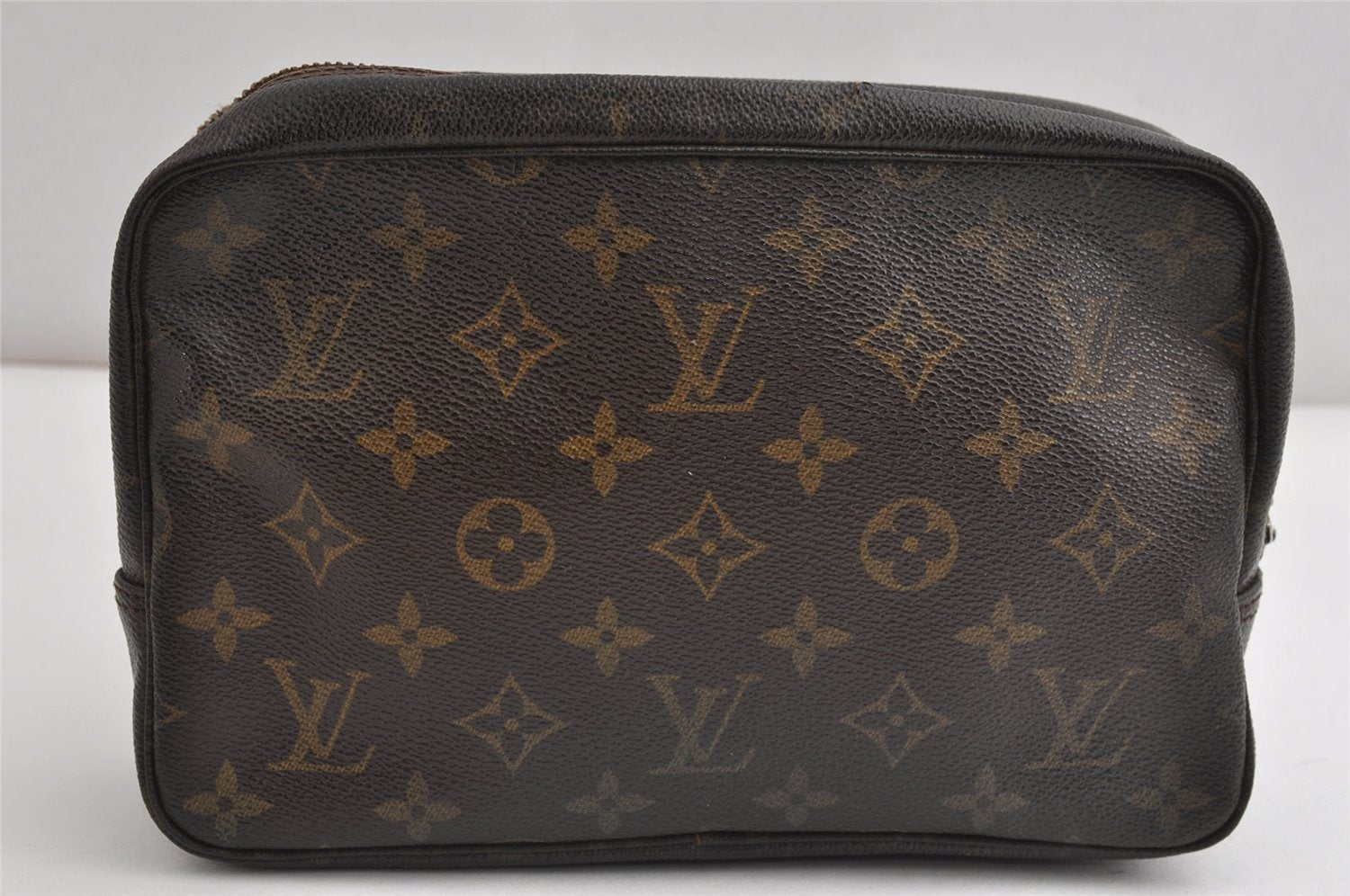 Auth Louis Vuitton Monogram Trousse Toilette 23 Clutch Bag M47524 Junk K4585