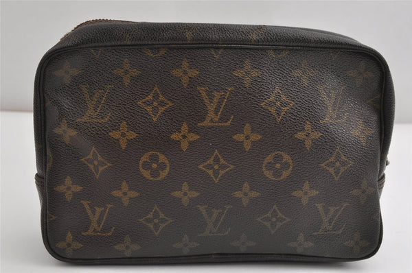 Auth Louis Vuitton Monogram Trousse Toilette 23 Clutch Bag M47524 Junk K4585