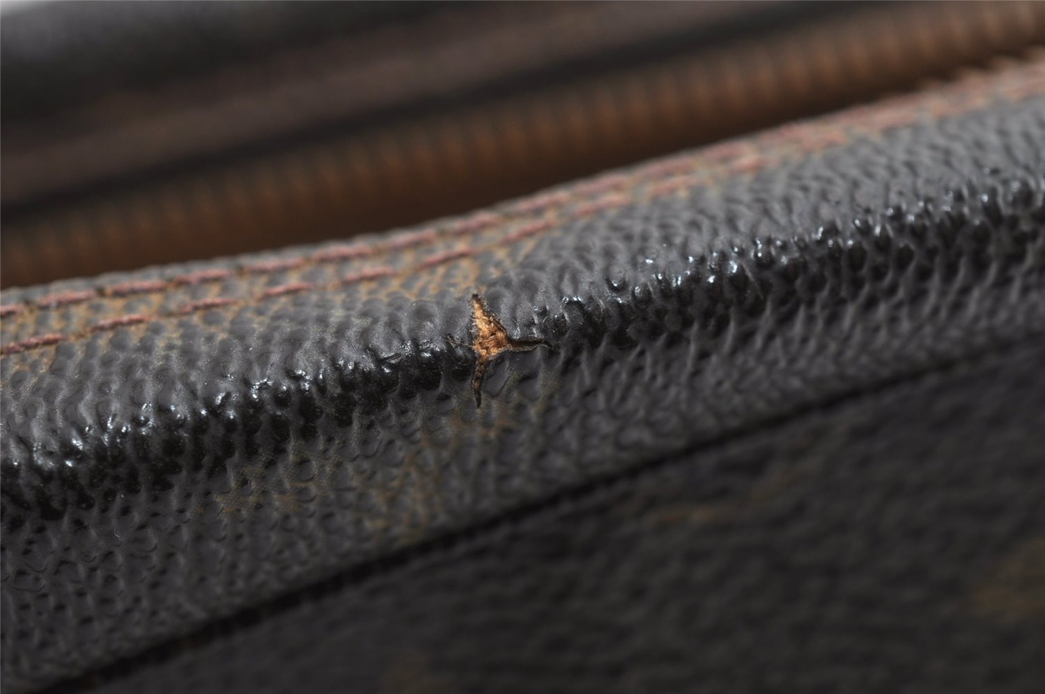 Auth Louis Vuitton Monogram Trousse Toilette 23 Clutch Bag M47524 Junk K4585