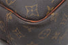Authentic Louis Vuitton Monogram Deauville Hand Bag M47270 LV Junk K4586