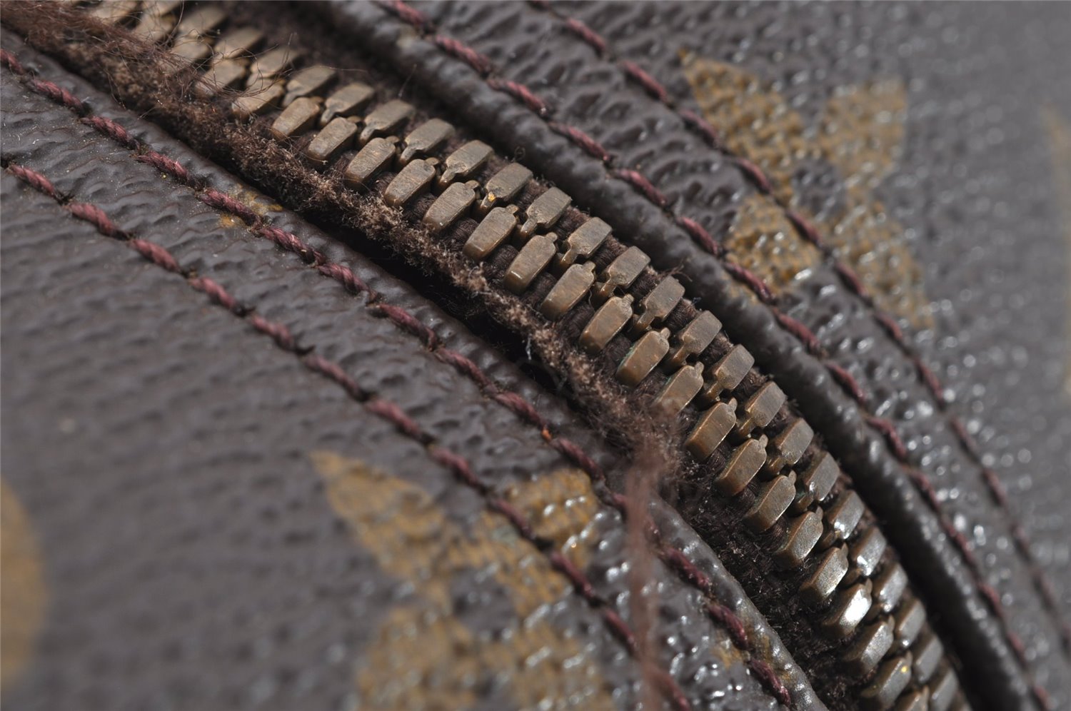 Authentic Louis Vuitton Monogram Deauville Hand Bag M47270 LV Junk K4586