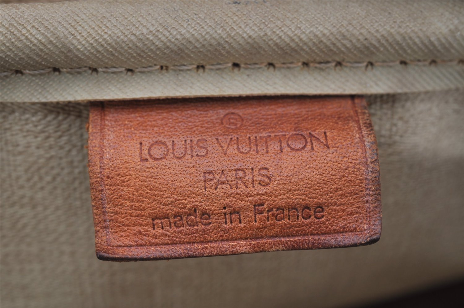 Authentic Louis Vuitton Monogram Deauville Hand Bag M47270 LV Junk K4586