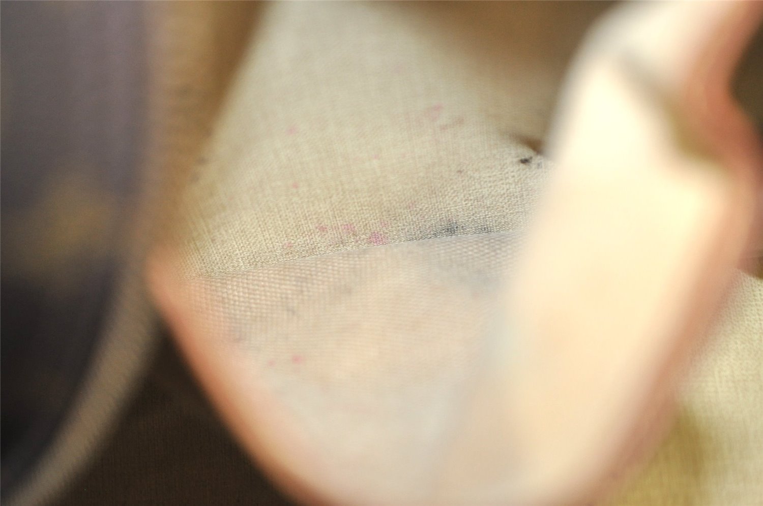 Authentic Louis Vuitton Monogram Deauville Hand Bag M47270 LV Junk K4586