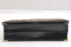 Authentic Christian Dior 2Way Shoulder Clutch Bag Purse Leather Black CD K4589