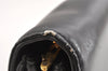 Authentic Christian Dior 2Way Shoulder Clutch Bag Purse Leather Black CD K4589