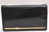 Authentic Christian Dior 2Way Shoulder Clutch Bag Purse Leather Black CD K4589