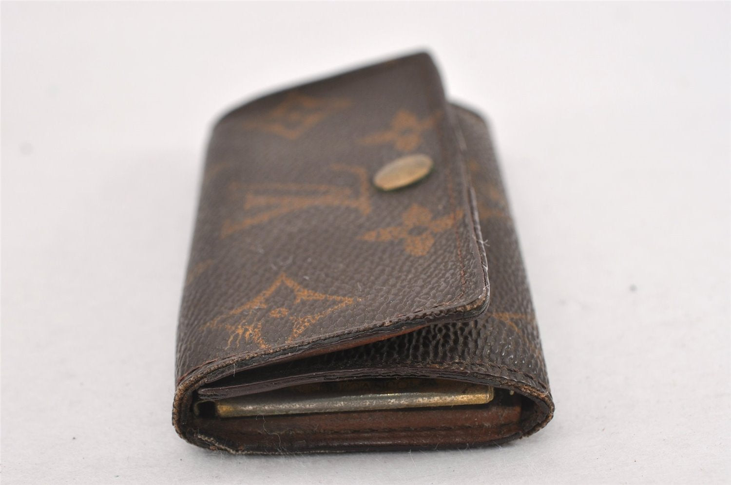 Authentic Louis Vuitton Monogram Multicles 4 Four Hooks Key Case M62631 LV K4593