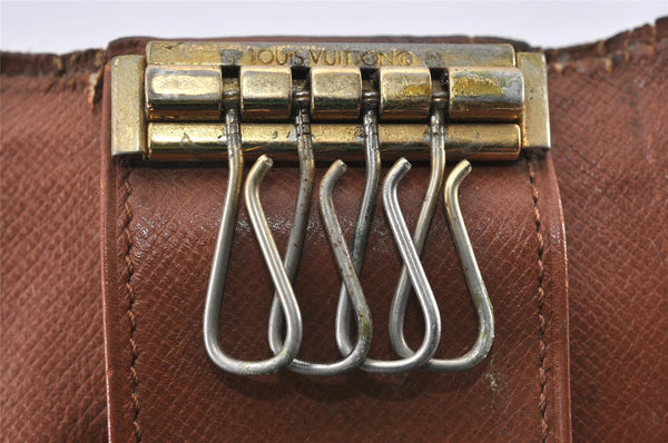 Authentic Louis Vuitton Monogram Multicles 4 Four Hooks Key Case M62631 LV K4593