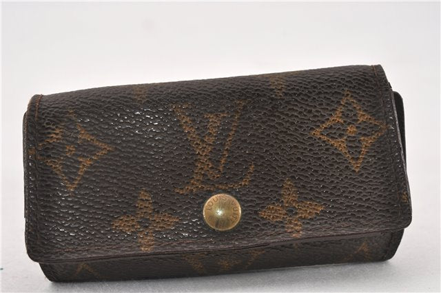 Authentic Louis Vuitton Monogram Multicles 4 Four Hooks Key Case M62631 LV K4593