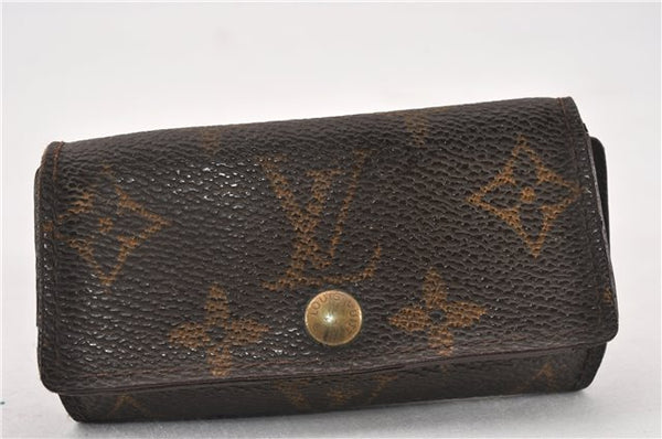 Authentic Louis Vuitton Monogram Multicles 4 Four Hooks Key Case M62631 LV K4593