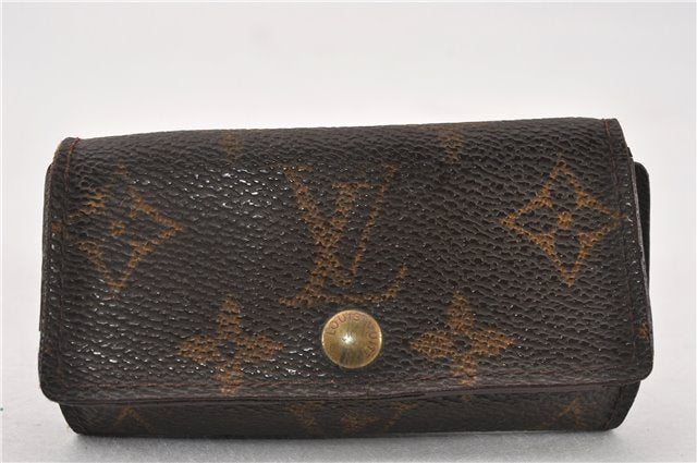 Authentic Louis Vuitton Monogram Multicles 4 Four Hooks Key Case M62631 LV K4593