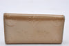Auth Louis Vuitton Vernis Multicles 4 Four Hooks Key Case Beige M91358 LV K4595