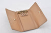 Auth Louis Vuitton Vernis Multicles 4 Four Hooks Key Case Beige M91358 LV K4595