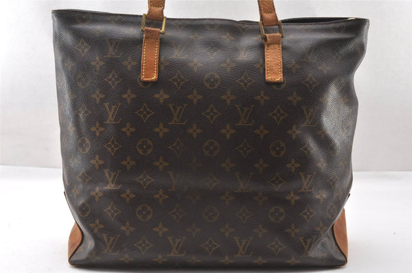 Authentic Louis Vuitton Monogram Cabas Mezzo Shoulder Tote Bag M51151 LV K4596