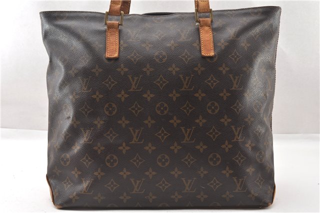 Authentic Louis Vuitton Monogram Cabas Mezzo Shoulder Tote Bag M51151 LV K4596