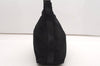 Authentic GUCCI Vintage Shoulder Hand Bag Nylon Leather 0000602 Black  K4599