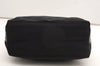 Authentic GUCCI Vintage Shoulder Hand Bag Nylon Leather 0000602 Black  K4599