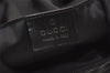 Authentic GUCCI Vintage Shoulder Hand Bag Nylon Leather 0000602 Black  K4599
